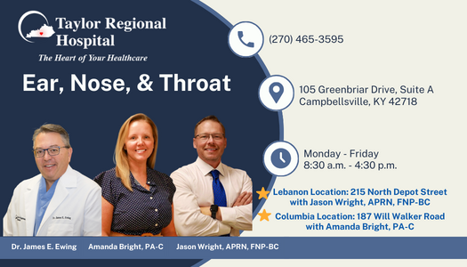 270-465-3595 Ear, nose and throat