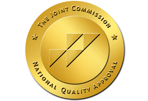 Picture of a circle that says:
The Joint Commission
National Quality Approval
