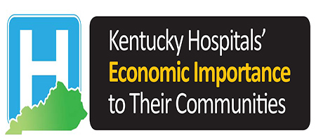 Banner ad of a &quot;H&quot; for hospital sign with an outline of the state of KY at the bottom of the letter.
Kentucky Hospitals&apos;
Economic Importance to Their Communities